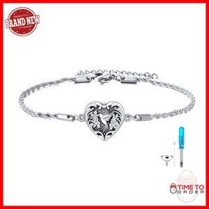 Sterling Silver Hummingbird Urn Bracelet Memorial Keepsake Cremation Jewelry